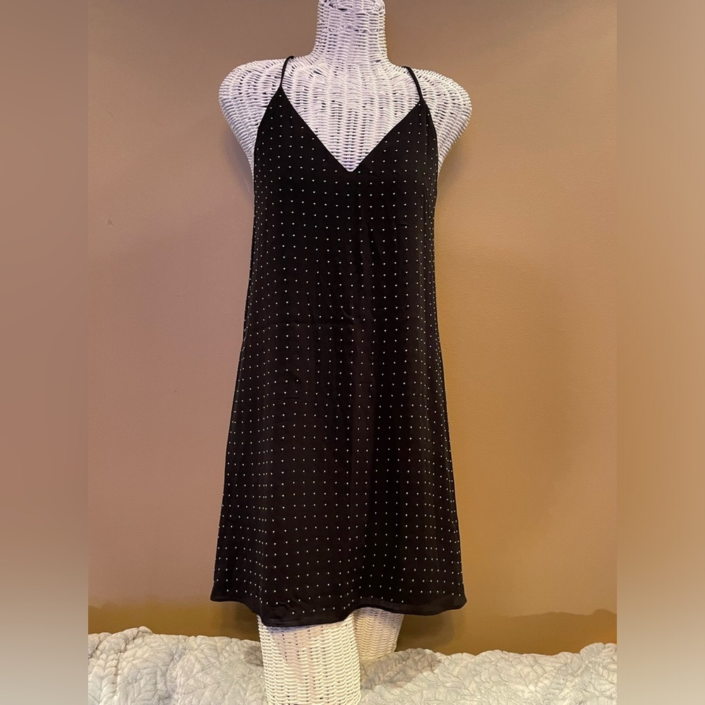 Alice + Olivia silk studded dress